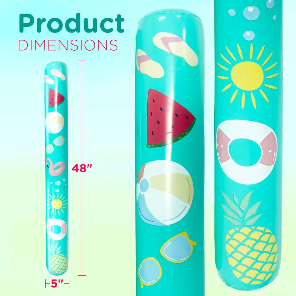 4E’s Novelty Inflatable Pool Noodles Jumbo 2 Pack 48’’ - Baby and Kids Toys