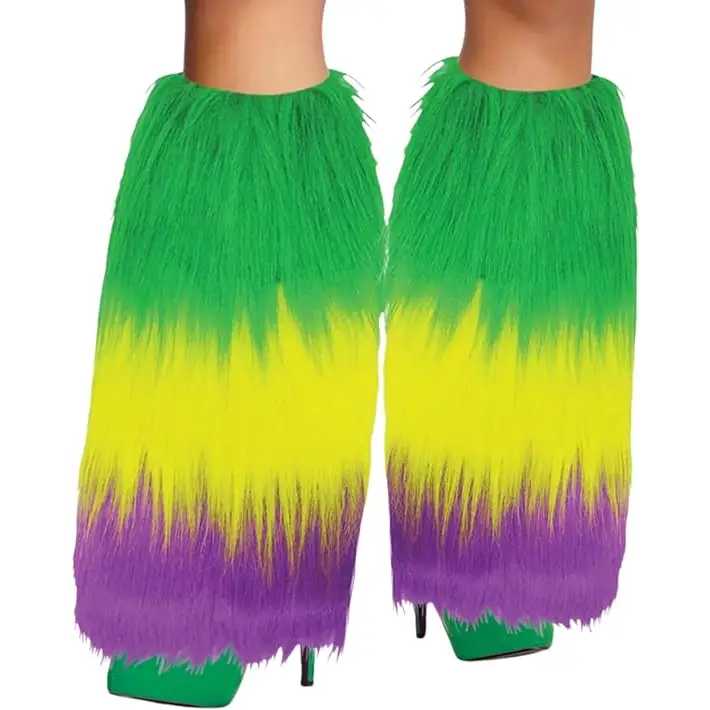 4E’s Novelty Mardi Gras Leg Warmer Covers – Masquerade Costume Accessories