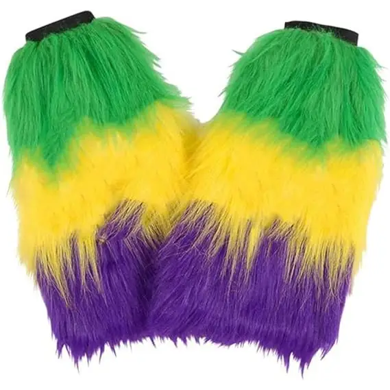 4E’s Novelty Mardi Gras Leg Warmer Covers – Masquerade Costume Accessories