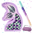 Mermaid piñata Sparkling Under the Sea Birthday Party Decorations, Perfect piñatas for Birthday Girl’s Celebration