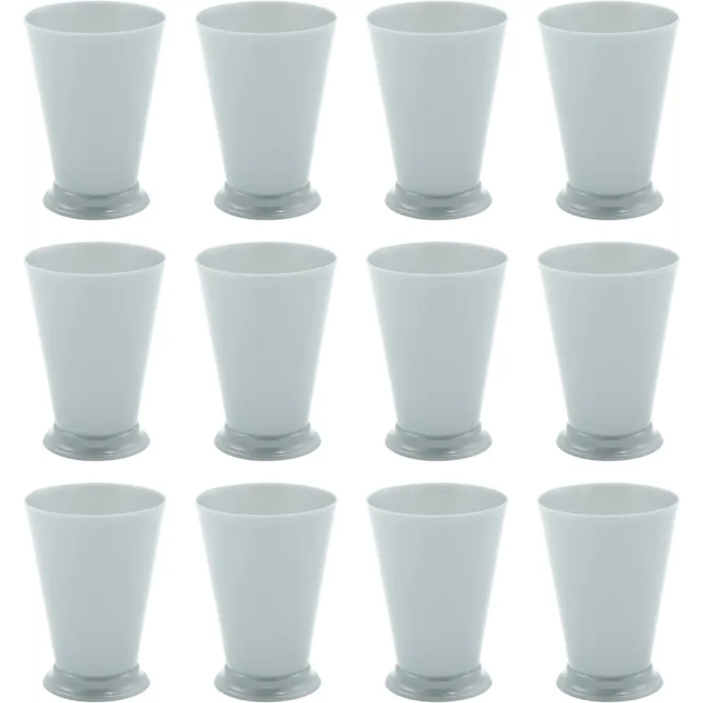 4E’s Novelty Mint Julep Plastic Cups – 12-Pack 10 oz | Kentucky Derby Party Supplies & Decorations