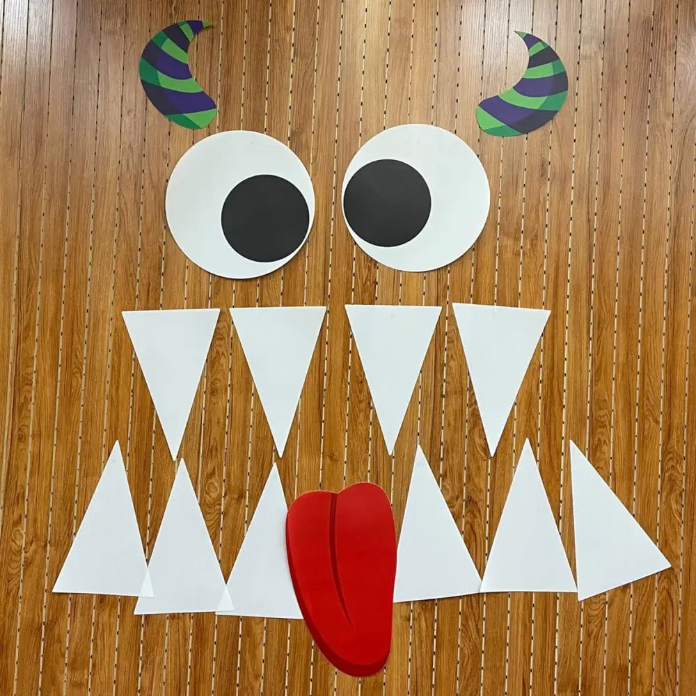 4E’s Novelty Monster Trunk Huge Eye Halloween Decor Kit – Trunk or Treat Car Decorations for SUVs Reusable Monster Theme