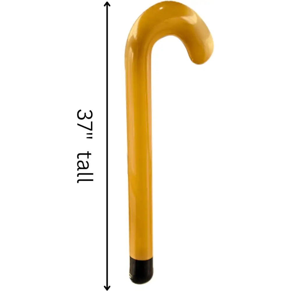4E’s Novelty Old Man Inflatable Cane – Walking Stick Costume Prop & Retirement Gag Gift - Costumes & Accessories