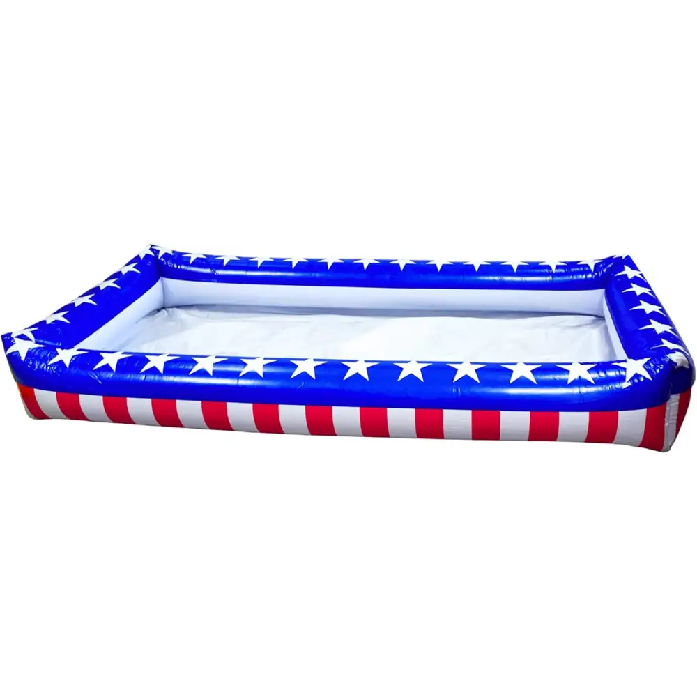 4E’s Novelty Patriotic Inflatable Serving Bar – 4th of July Ice Tray for Food Buffet Table Cooler