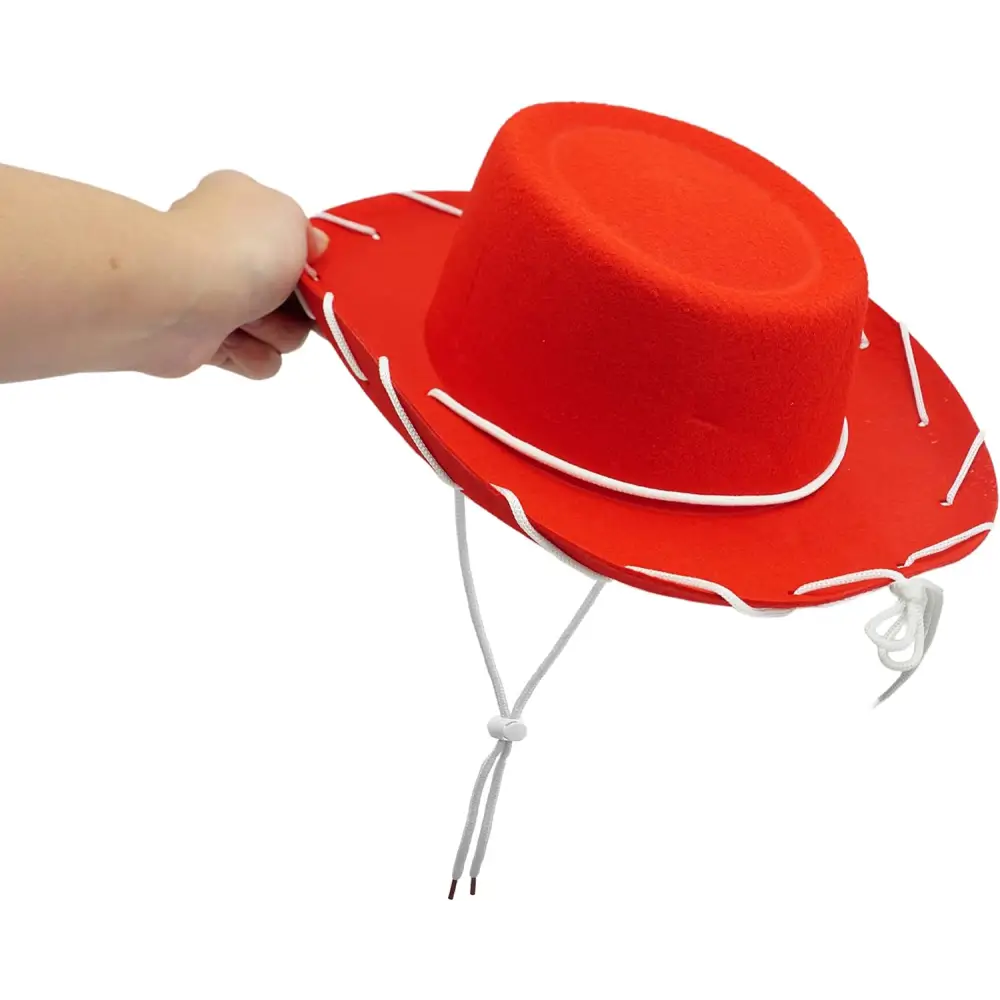 4E’s Novelty Red Toddler Cowgirl Hat - Boys & Girls Red Cowboy Hat for Halloween Costume for Toddler Cowboy Outfit Ages