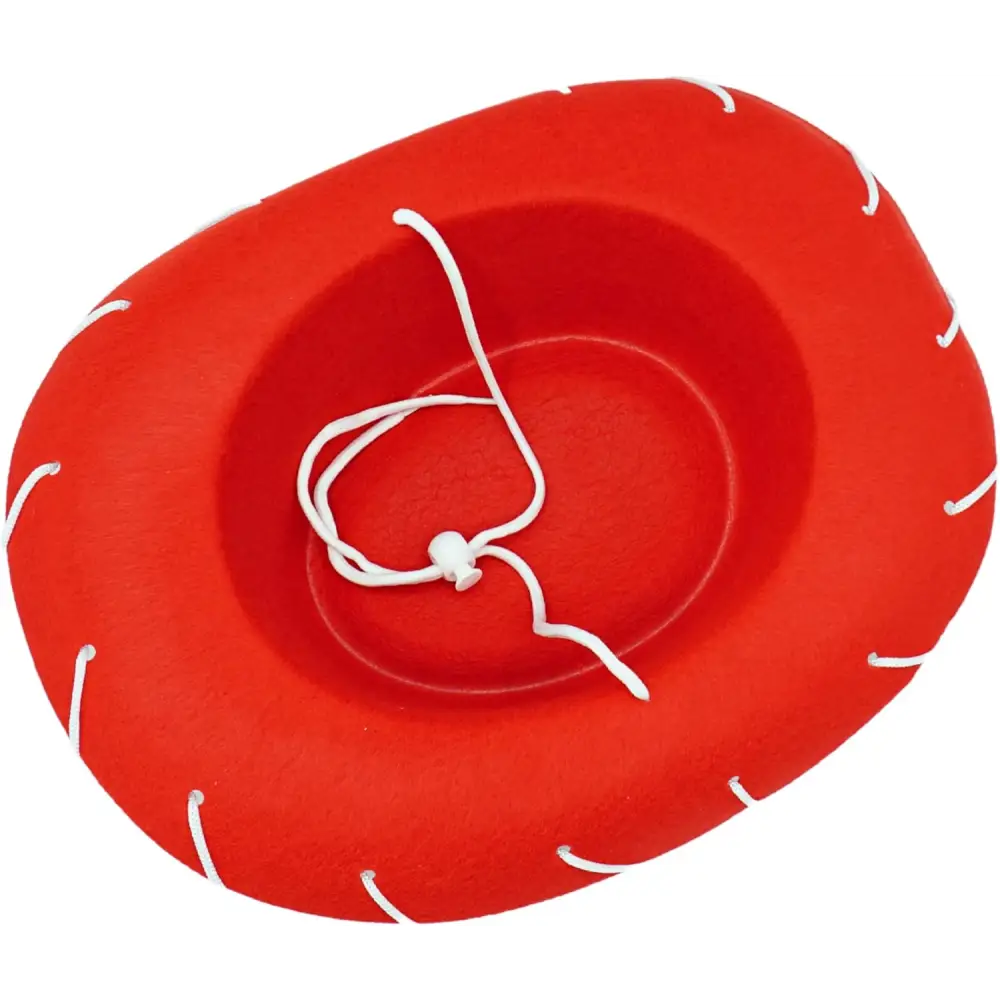 4E’s Novelty Red Toddler Cowgirl Hat - Boys & Girls Red Cowboy Hat for Halloween Costume for Toddler Cowboy Outfit Ages