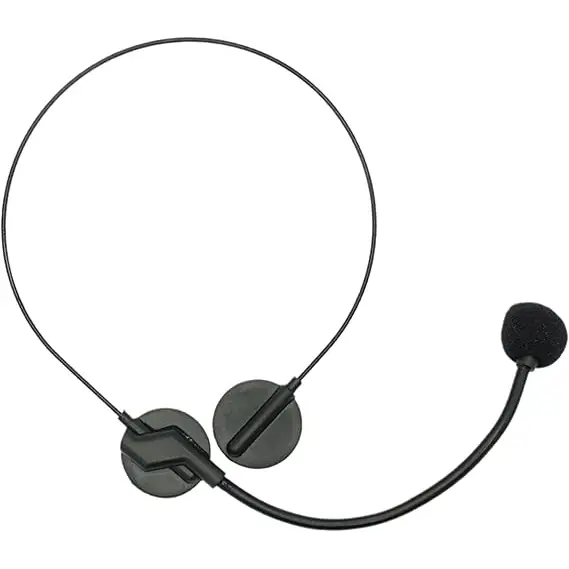 4E’s Novelty Rockstar Costume Accessories Headset Prop - Headphone with Fake Mic for Kids Men & Women Perfect