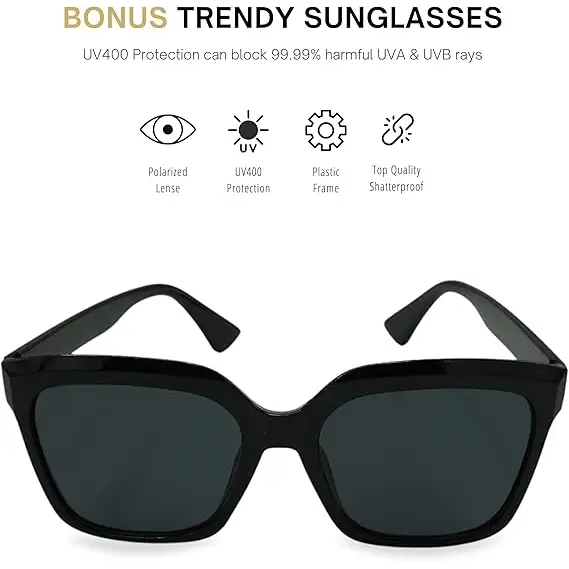 4E’s Novelty Sun Hat for Women UV Protection with Sunglasses UPF 50 + Packable Beach Hat Beige