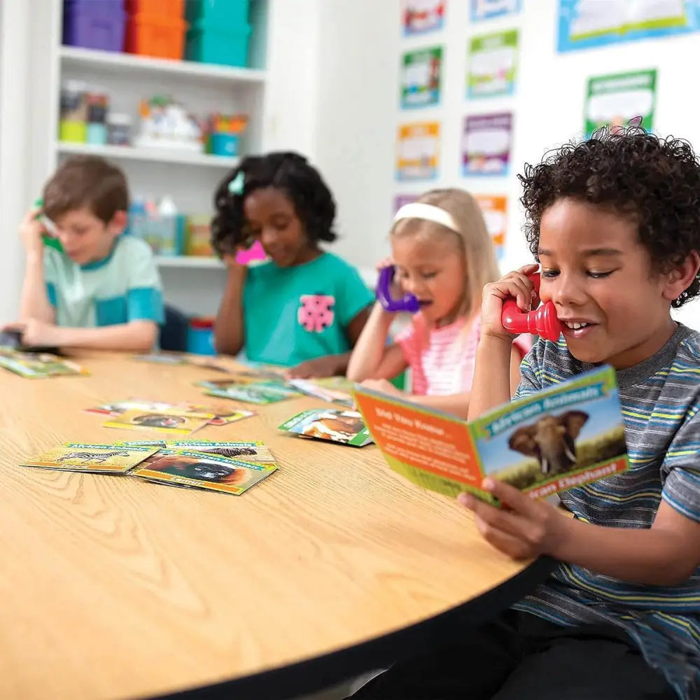 Set of speech therapy toys for facilitating correct pronunciation and enhancing auditory awareness.