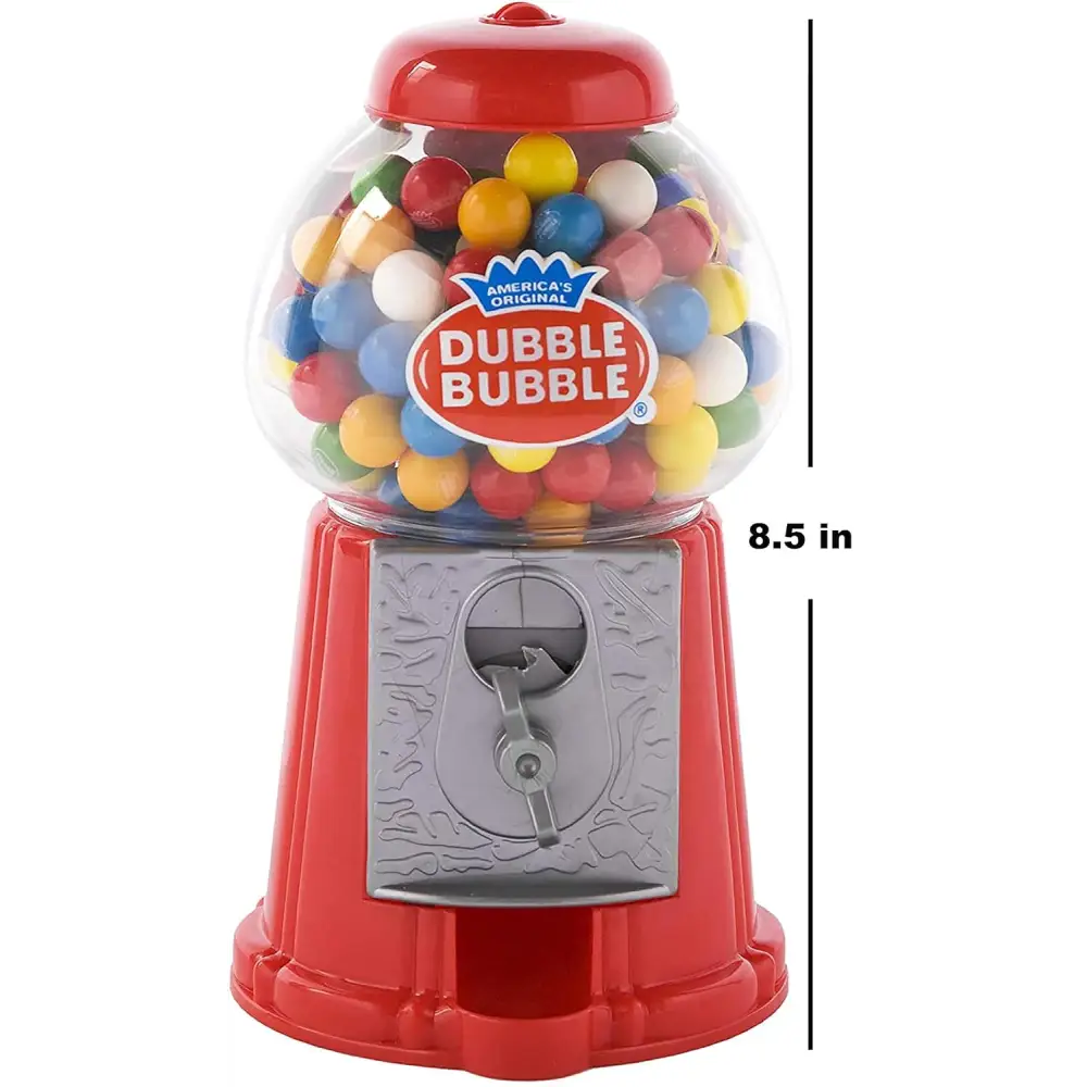 4E’s Novlety Classic Red Gumball Machine – Kid’s Toy Bank & Candy Dispenser Gumball Machine Toy Bullet Points: