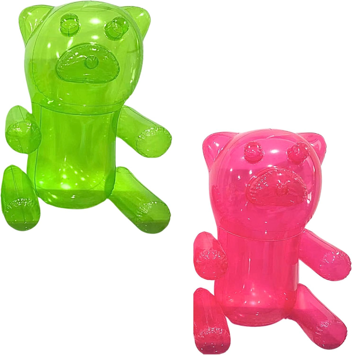 4E's Novelty 36'' Giant Inflatable Gummy Bears – 2-Pack Party Decorations & Toys