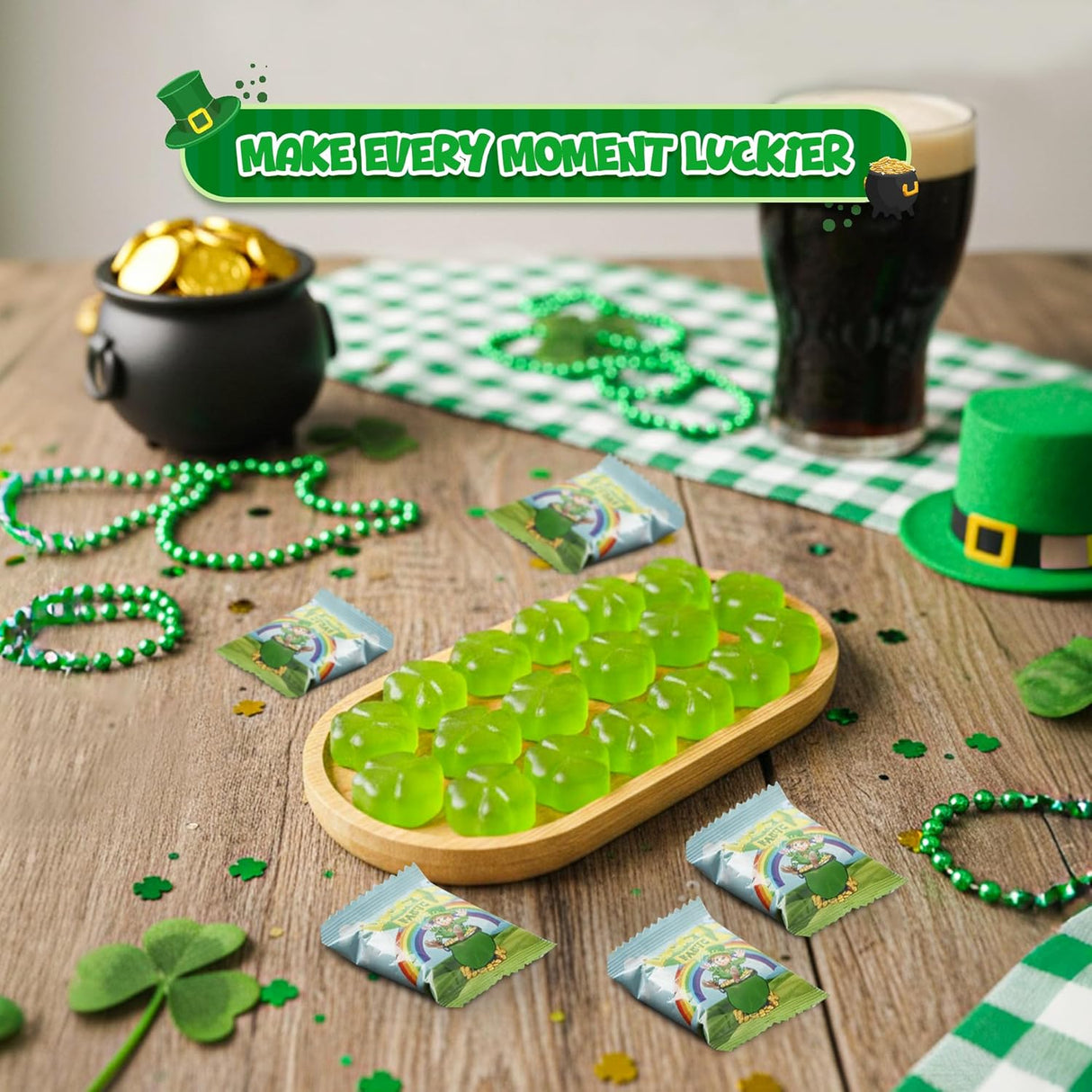 4E's Novelty St. Patrick's Day Lucky Farts Gummies 30 Pk