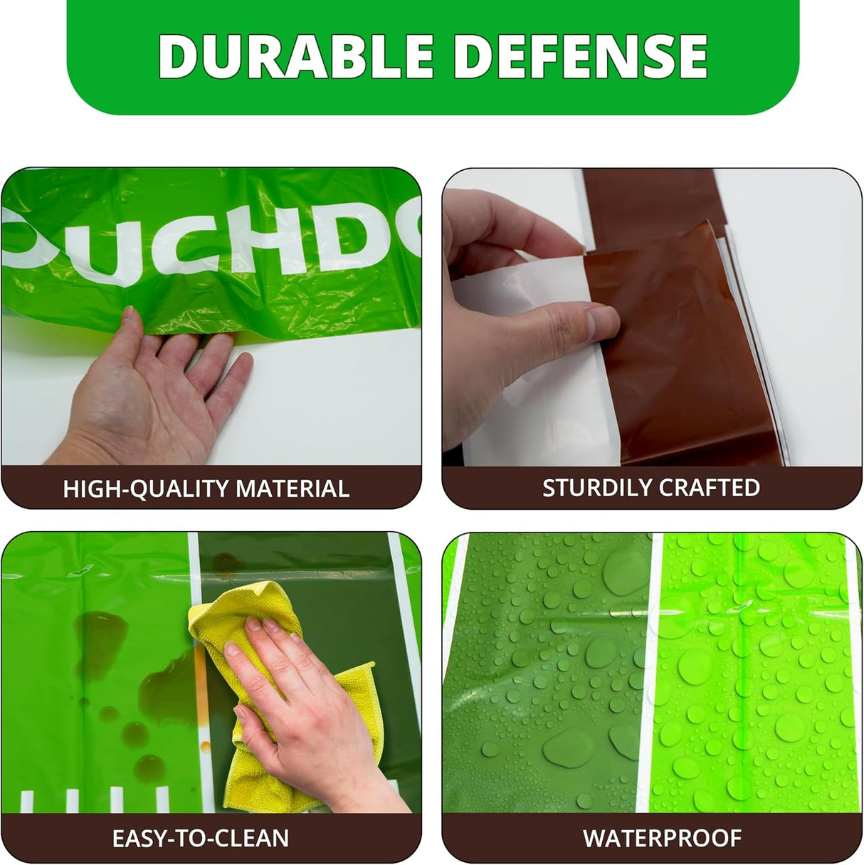 4E's Novelty 2-Pack Football Party Tablecloths – Disposable 54x108” Covers for Game Day Decor