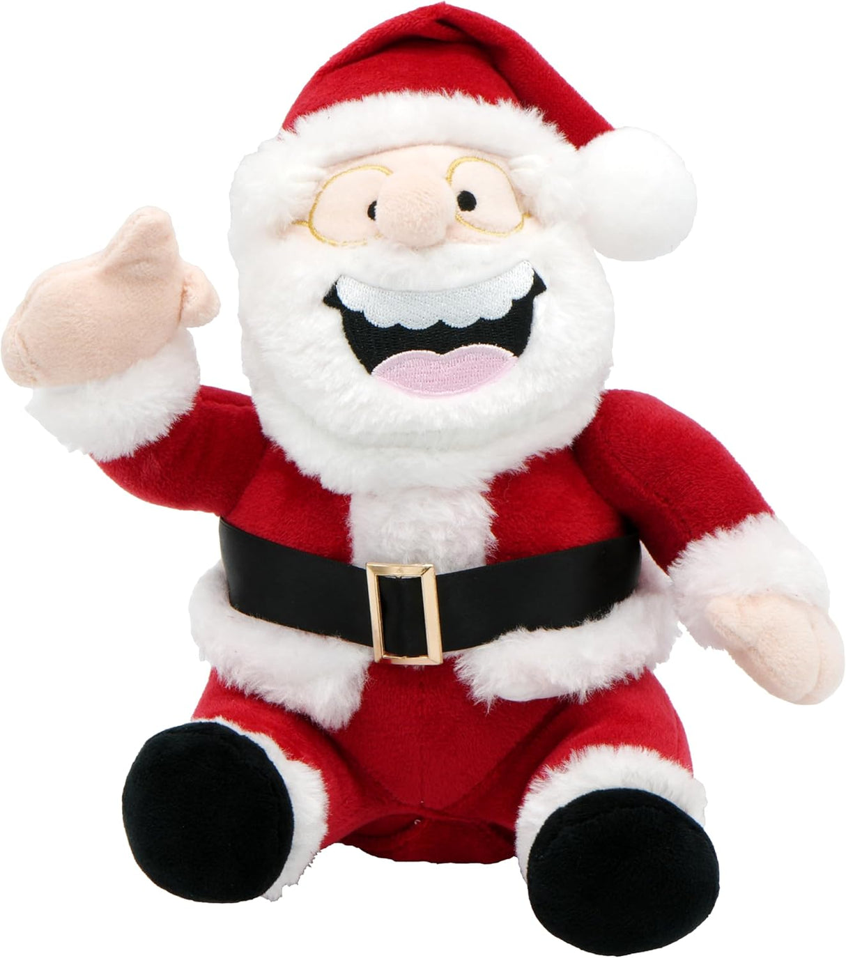 4E's Novelty Farting Santa Claus "Pull My Finger" - Ideal Naughty Santa Farting Gag Gifts