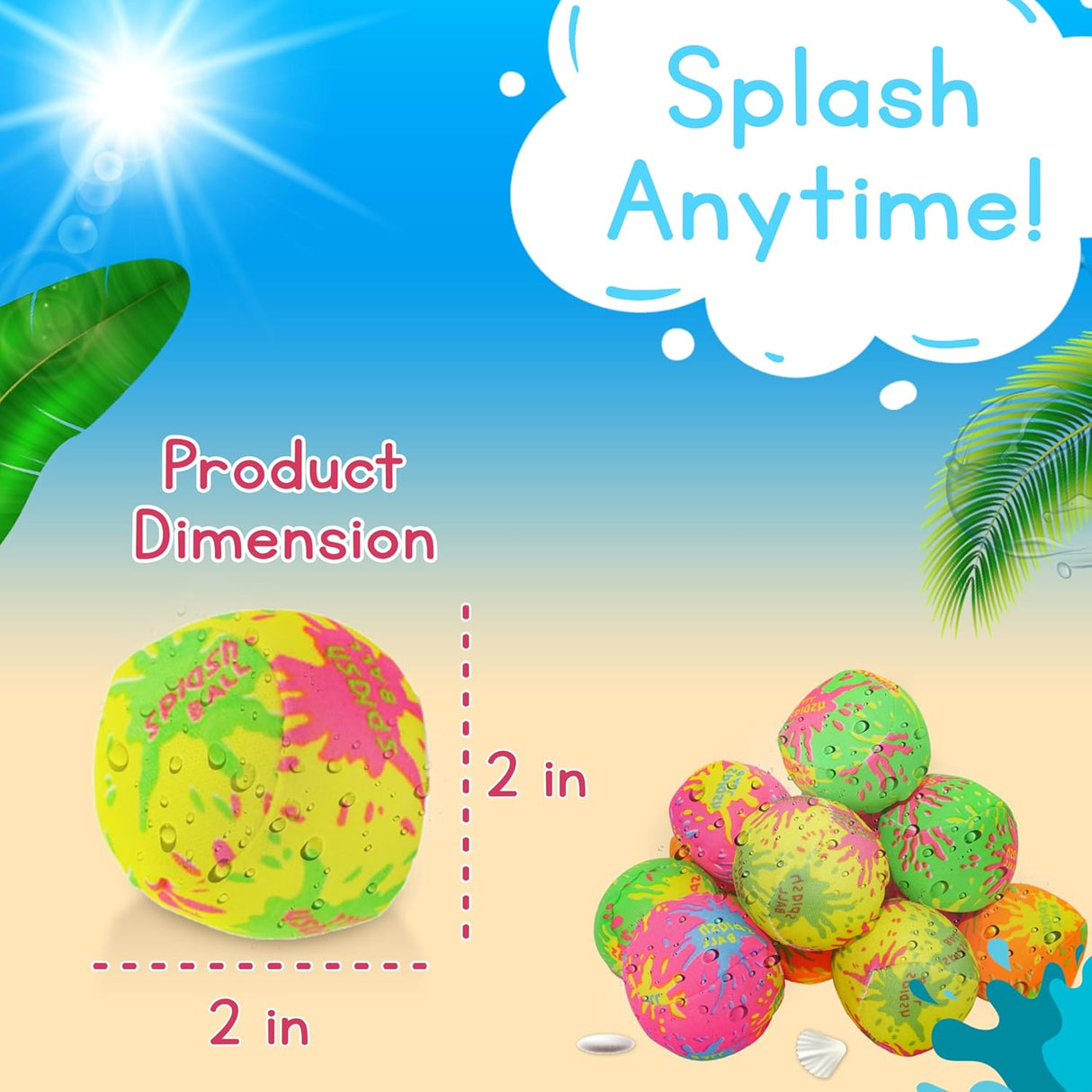 4E's Novelty Quick Fill Magnetic Reusable Water Balloons - 24 Pack for Endless Summer Fun