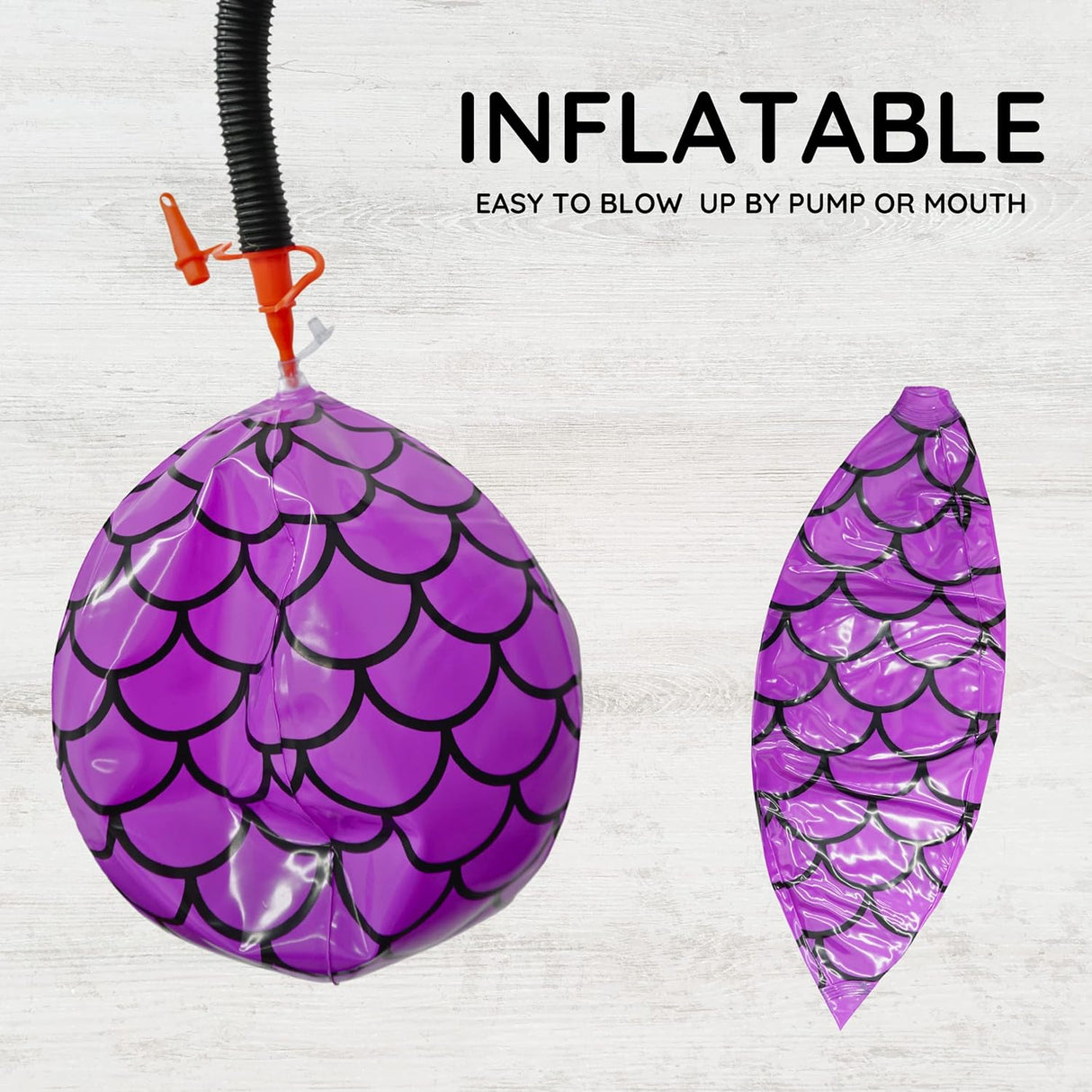 4E’s Novelty 4 Pack Mermaid Beach Balls – Pool Float Toys & Mermaid Party Fun