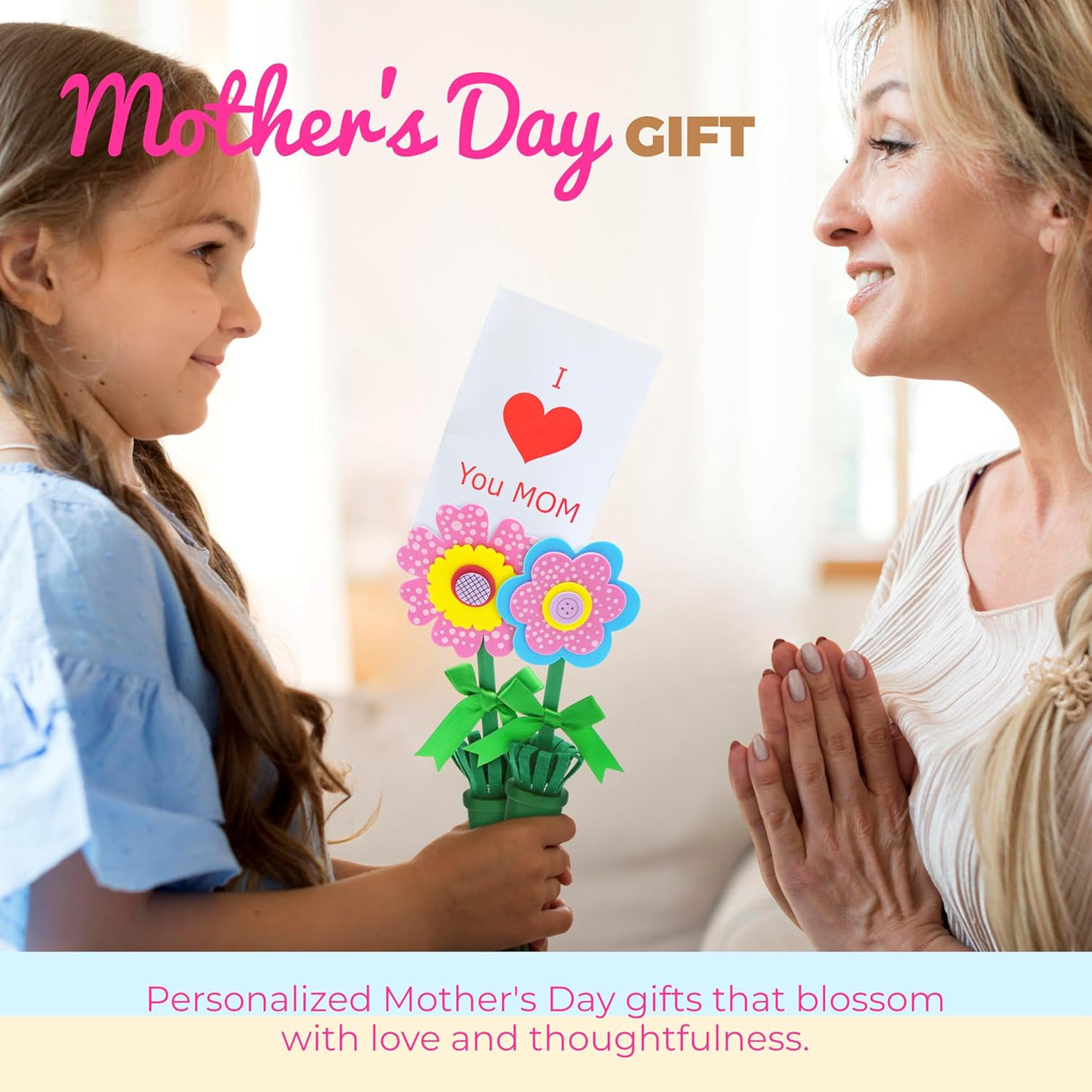 4E's Novelty DIY Foam Flower Pot Craft Kit โ 12 Pack Spring Gifts