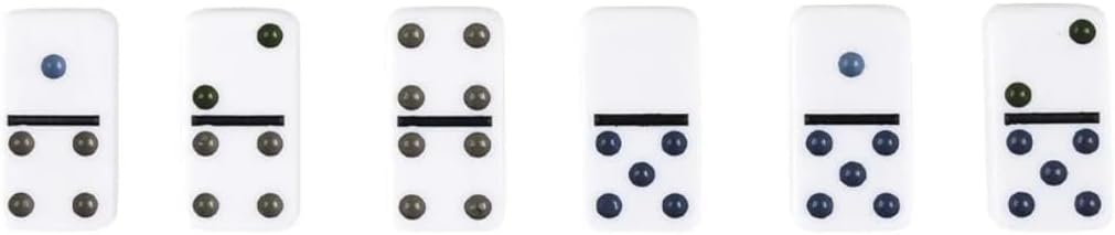 4E's Novelty 12 Pack Mini Dominoes Set Bulk Dominoes
