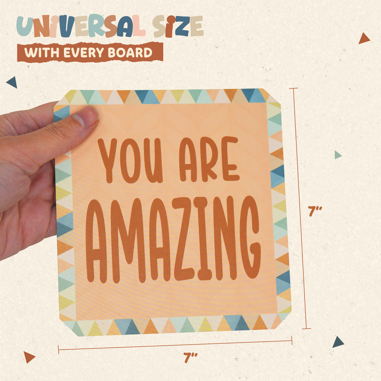 4E's Novelty 32 Pcs Boho Affirmation Wall Decor Classroom, Growth Mindset Boho Classrooms