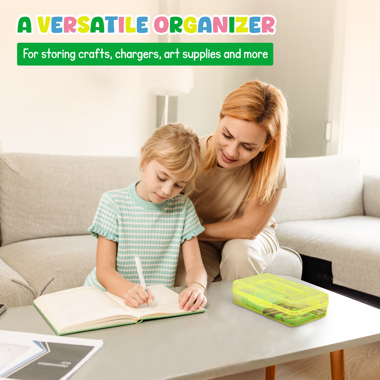 4E's Novelty 4 Pack Large Pencil Case Boxes, Pencil Boxes Classroom