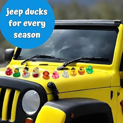 All Holidays Rubber Ducks in Bulk Pack of 42 - Includes Thanksgiving, Christmas, Valentines & More Rubber Duckies, Bath Toys for Kids Boys & Girls, Advent Gift, Jeep Ducking, Ducks for Each Season