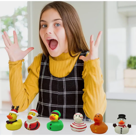 All Holidays Rubber Ducks in Bulk Pack of 42 - Includes Thanksgiving, Christmas, Valentines & More Rubber Duckies, Bath Toys for Kids Boys & Girls, Advent Gift, Jeep Ducking, Ducks for Each Season
