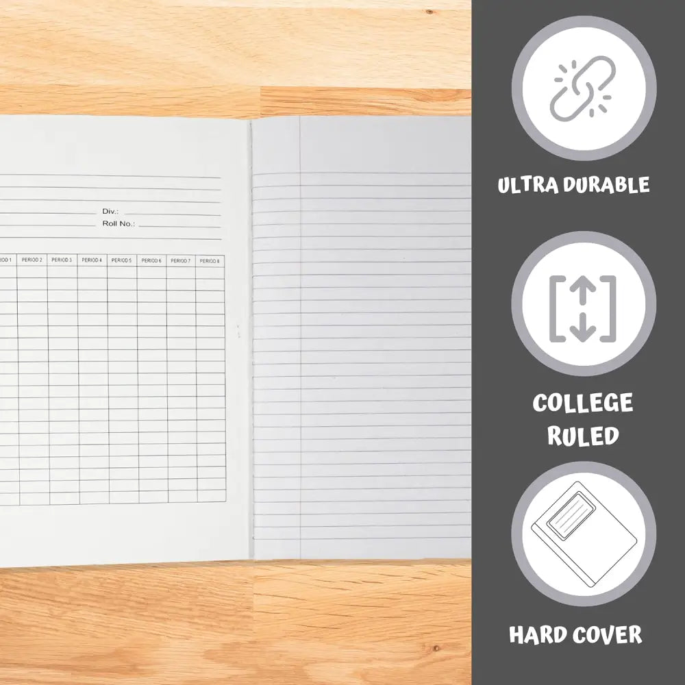 College Ruled Notebook - 4 pcs per pack - Composition Notebook for School Supplies Wide College Ruled Notebook Spiral