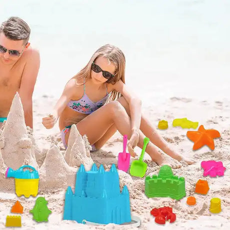 Colorful beach toys.