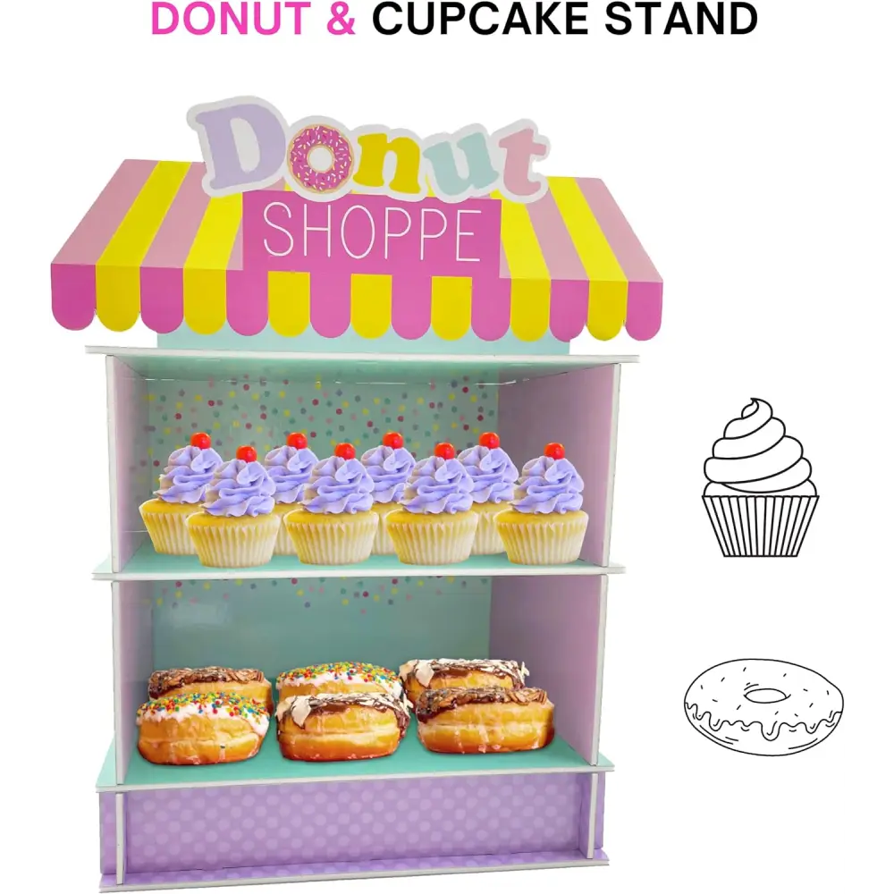 Donut Stand - Birthday Party & Dessert Table Centerpiece