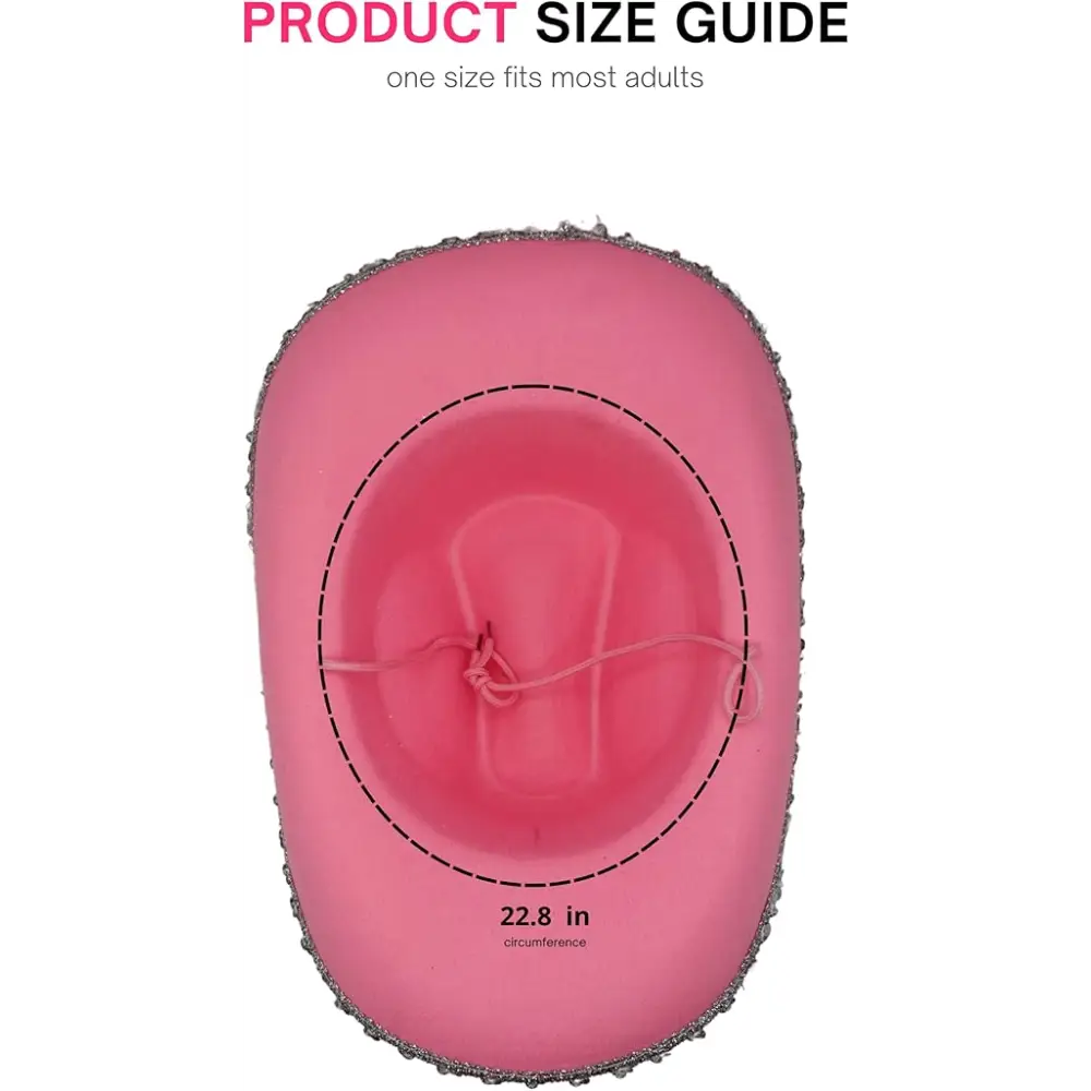 Preppy Pink Cowgirl Hat & Heart Sunglasses - Adult Western Costume - Costume Accessories