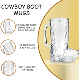 4E's Novelty 10Pcs Cowboy Boot Mug Cups (10 Pack) 17 oz Reusable Hard Plastic, BPA Free - for Cowboy Themed Party Supplies, Western Accessories