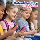 4E's Novelty 28 Pack Valentines Water Ring Games with Cards