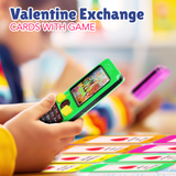 4E's Novelty 28 Pack Valentines Water Ring Games with Cards