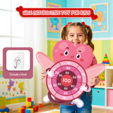 4E's Novelty Valentine Dart Board with 12 Sticky Balls
