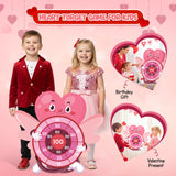 4E's Novelty Valentine Dart Board with 12 Sticky Balls