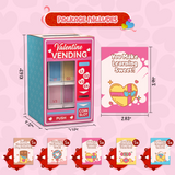 4E's Novelty Valentine Vending Machine Box with 25 Valentine Cards for Kid
