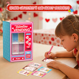 4E's Novelty Valentine Vending Machine Box with 25 Valentine Cards for Kid