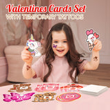4E's Novelty 48 Pack Valentines Day Cards for Kids School