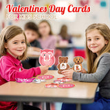 4E's Novelty 48 Pack Valentines Day Cards for Kids School