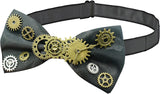 4E's Novelty Steampunk Bowtie for Men & Women - Adjustable Steampunk Prop, Steampunk Accessories & Ideal Steampunk Bowtie & Steampunk Couples Costumes