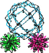 4E's Novelty 3 Pack Expandable Breathing Ball – Stress Relief Toy for Kids & Adults, Ideal for Yoga, ADHD, and Calm Down Corners