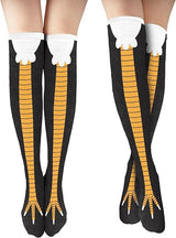 4E's Novelty Funny Chicken Feet Socks for Women & Men