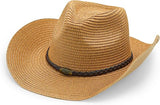 4E's Novelty Camel Straw Womens Summer Cowgirl Hat