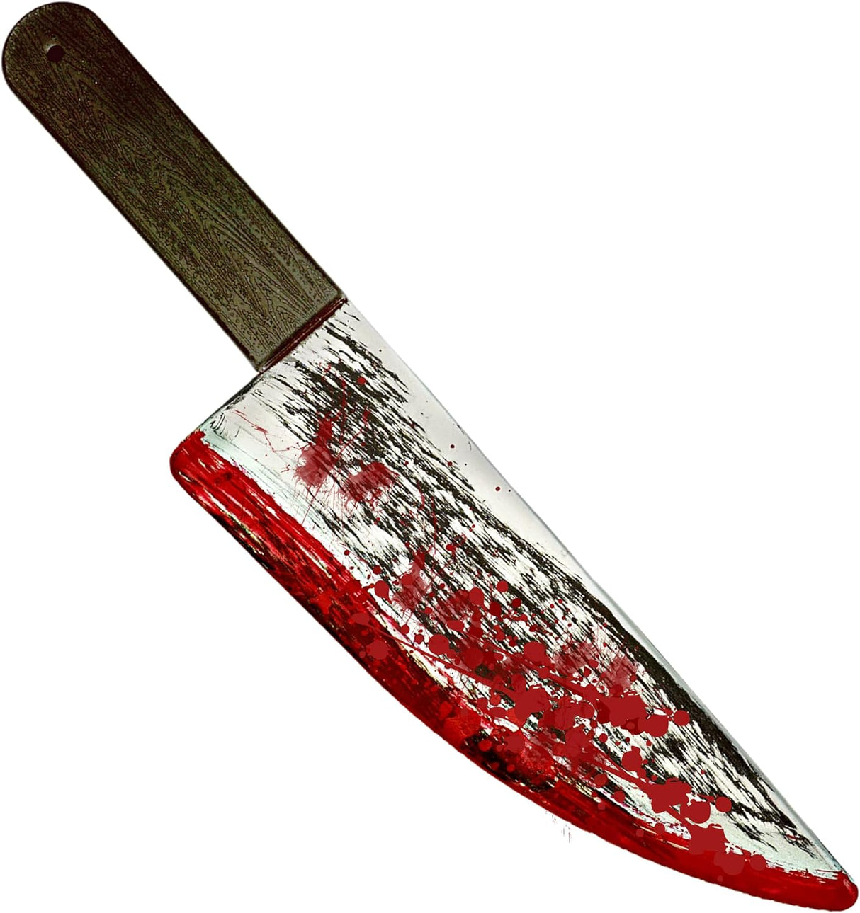 4E's Novelty Fake Knife with Blood – 16.5" Realistic Halloween Bloody Knife Prop for Kids & Adults