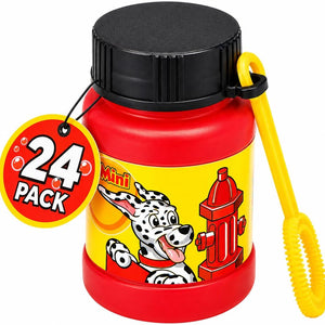 24 Mini Bubbles Bottles Bulk - for Firefighter, Paw Dog Patrol...