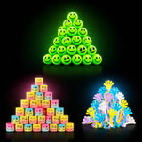 4E’s Novelty 108-Piece Glow in the Dark Party Favors – Bouncy Balls, Sticky Hands & Spring Toys