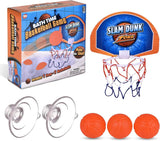 4E's Novelty 4 BallsBathtub Basketball Hoop for Kids 6" Tall Suction Cup Bath Toys
