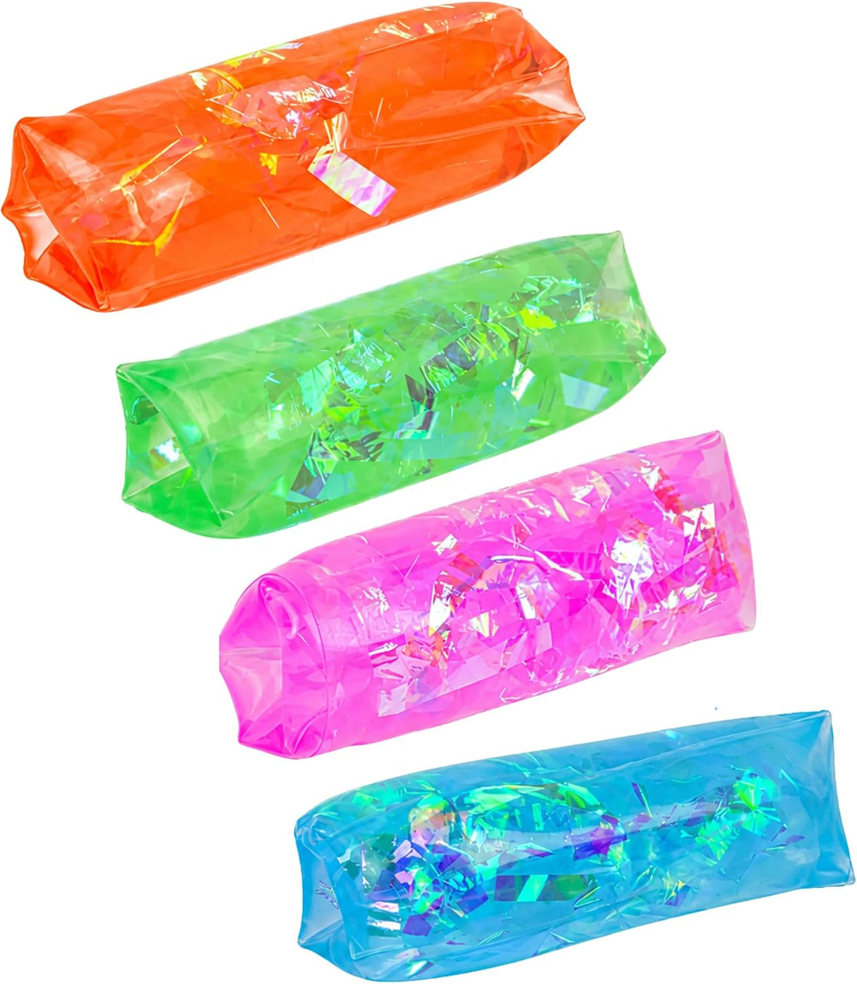 4e's Novelty 4 Pack Water Wiggler Toy 4.75 Inch