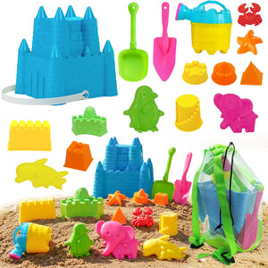 4E's Novelty 17-Piece Beach Toy Set with Bag for Toddlers...