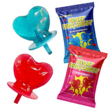 4E's Novelty Blue And Red Valentines Candy Rings Classroom Exchange (30 Ct Bulk)